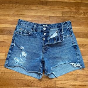 Top shop Ashley denim shorts US 2